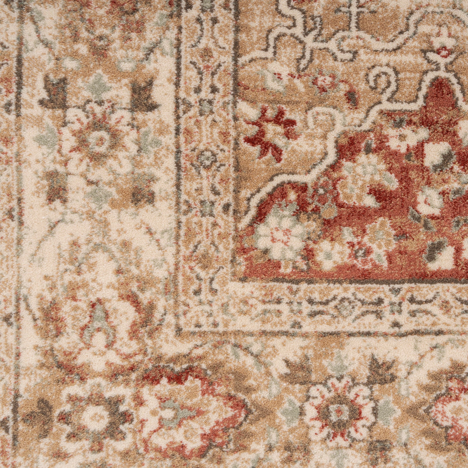 Traditional Plush Terracotta Rug - Selma - Image 11