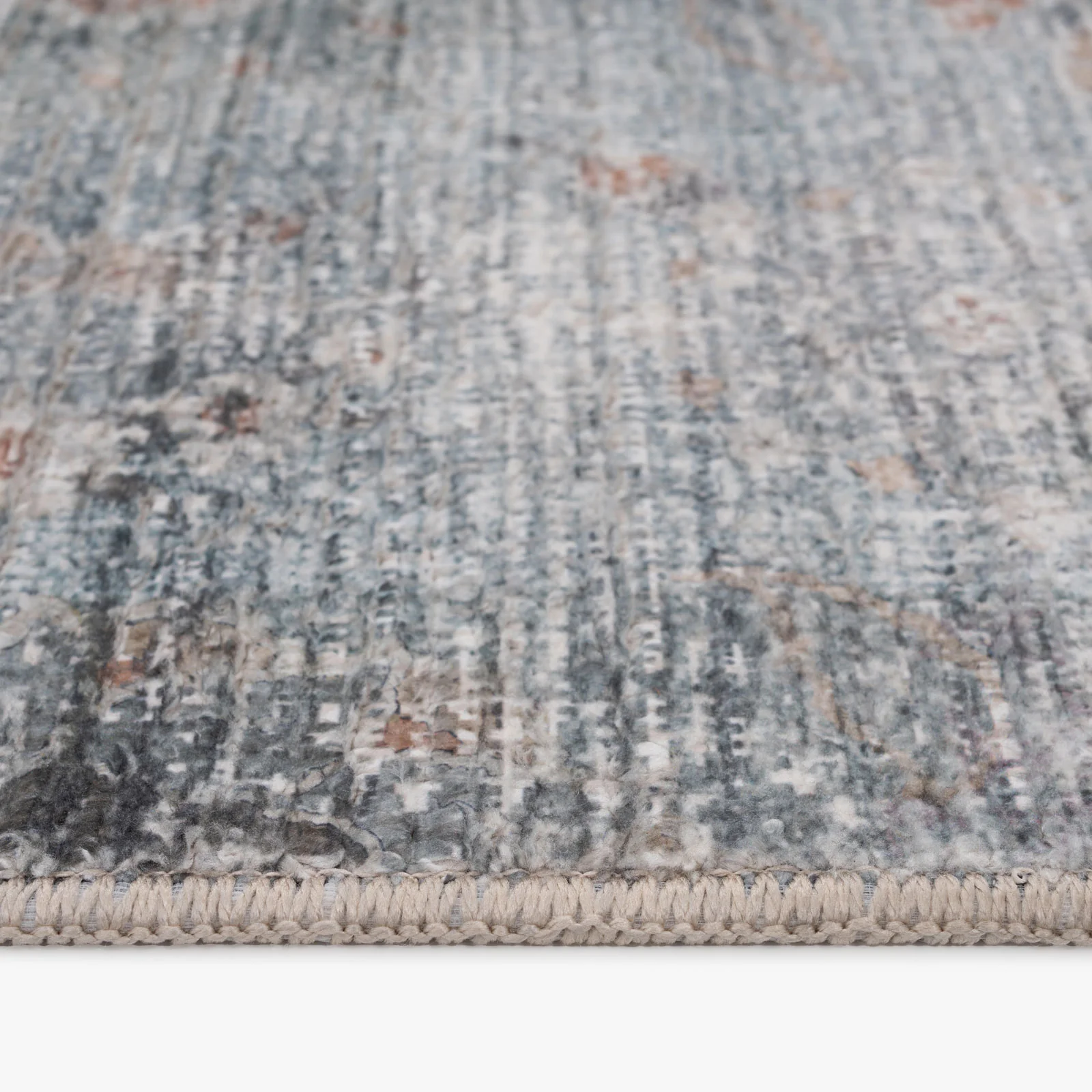 Vintage Blue Terra Floral Rug - Atticus - Image 12