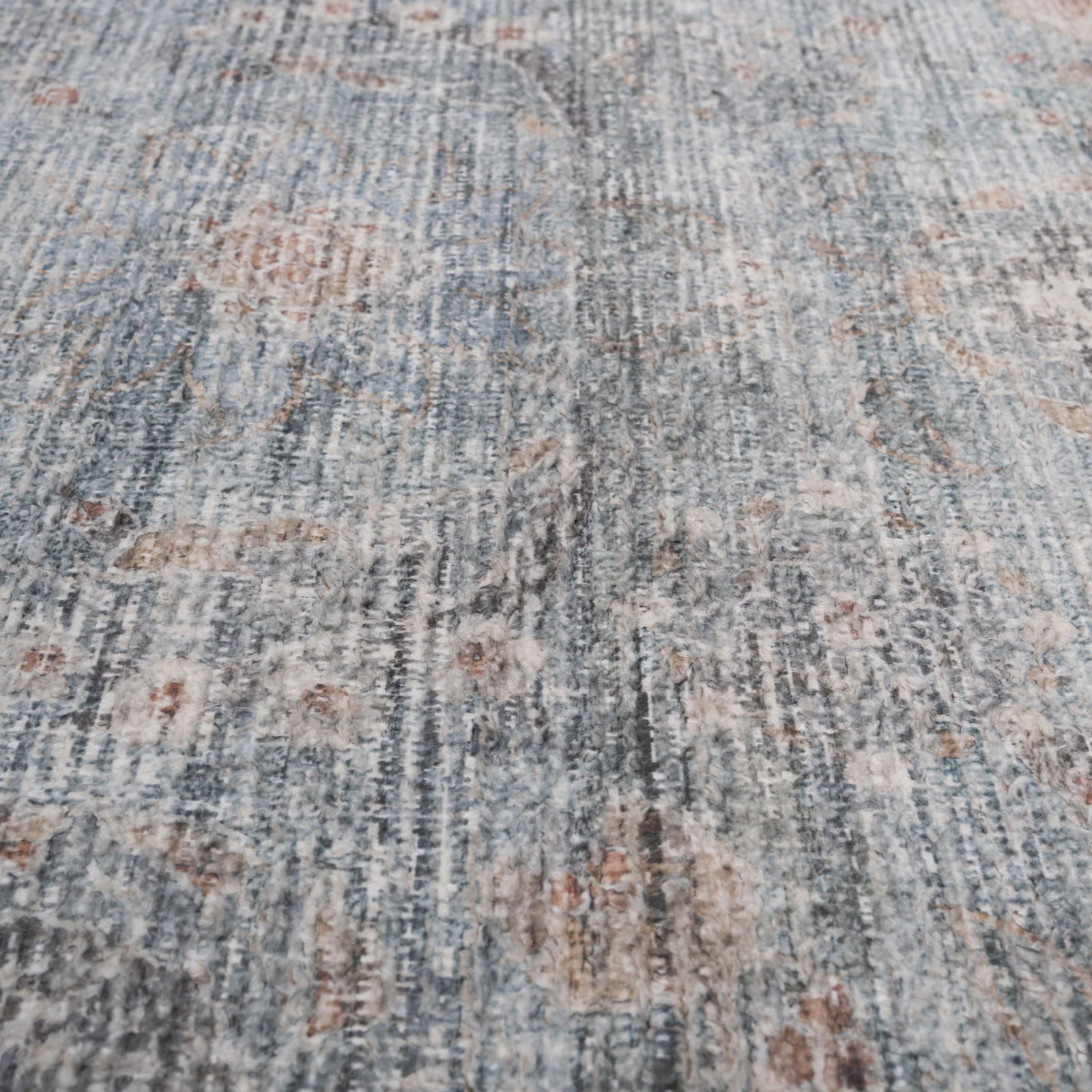 Vintage Blue Terra Floral Rug - Atticus - Image 14