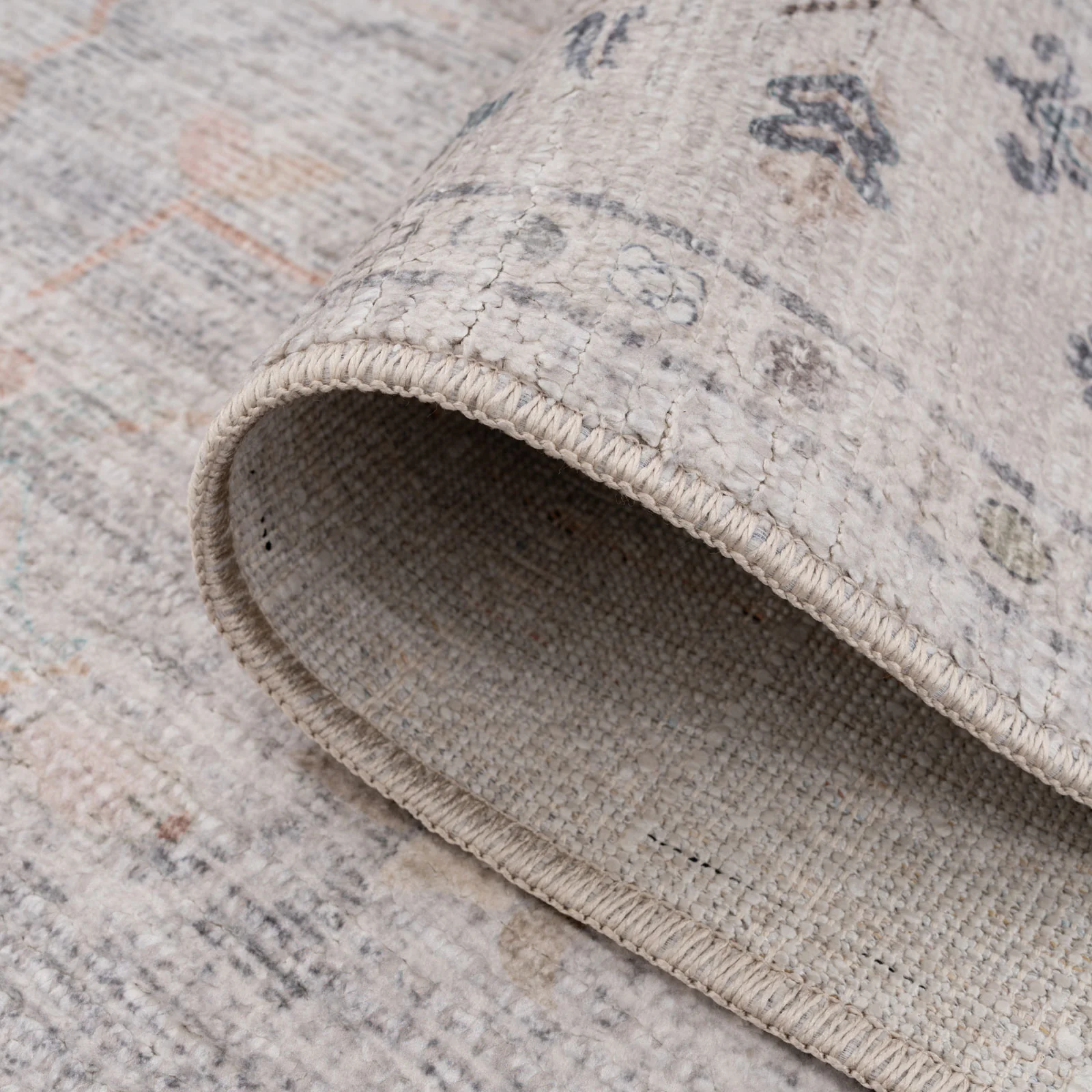 Vintage Multicolour Floral Rug - Audrey - Image 10