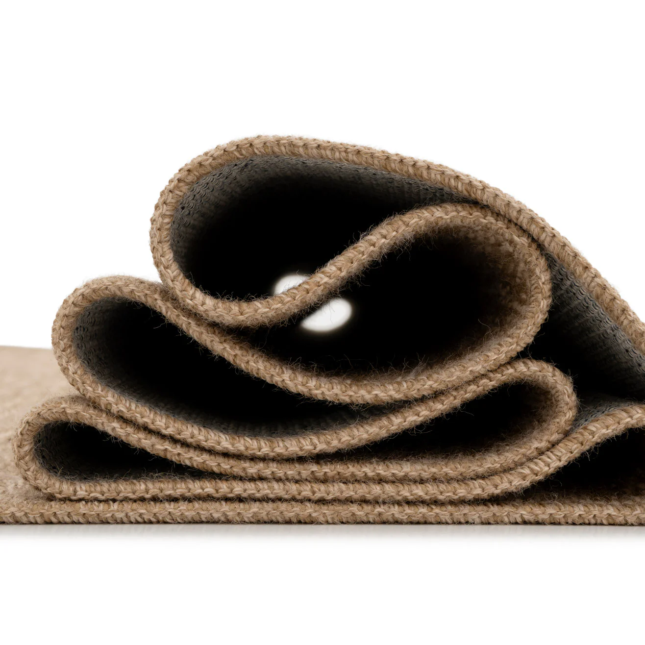 Washable Beige Border Jute Style Runner - Rayna - Image 7