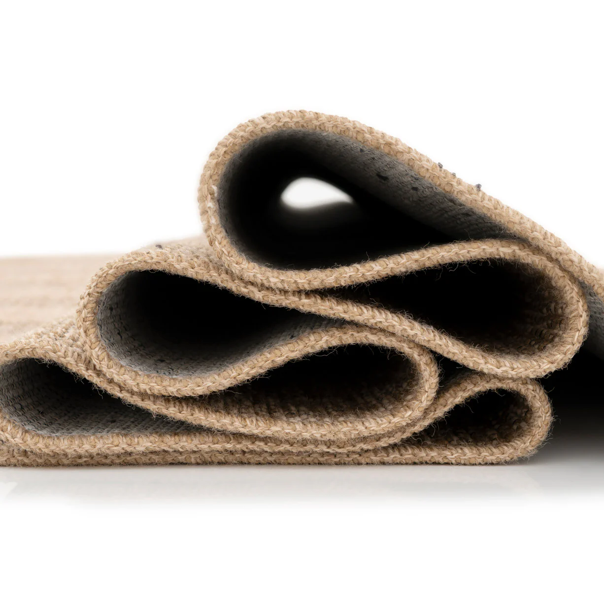 Washable Beige Striped Jute Style Runner - Leni - Image 7