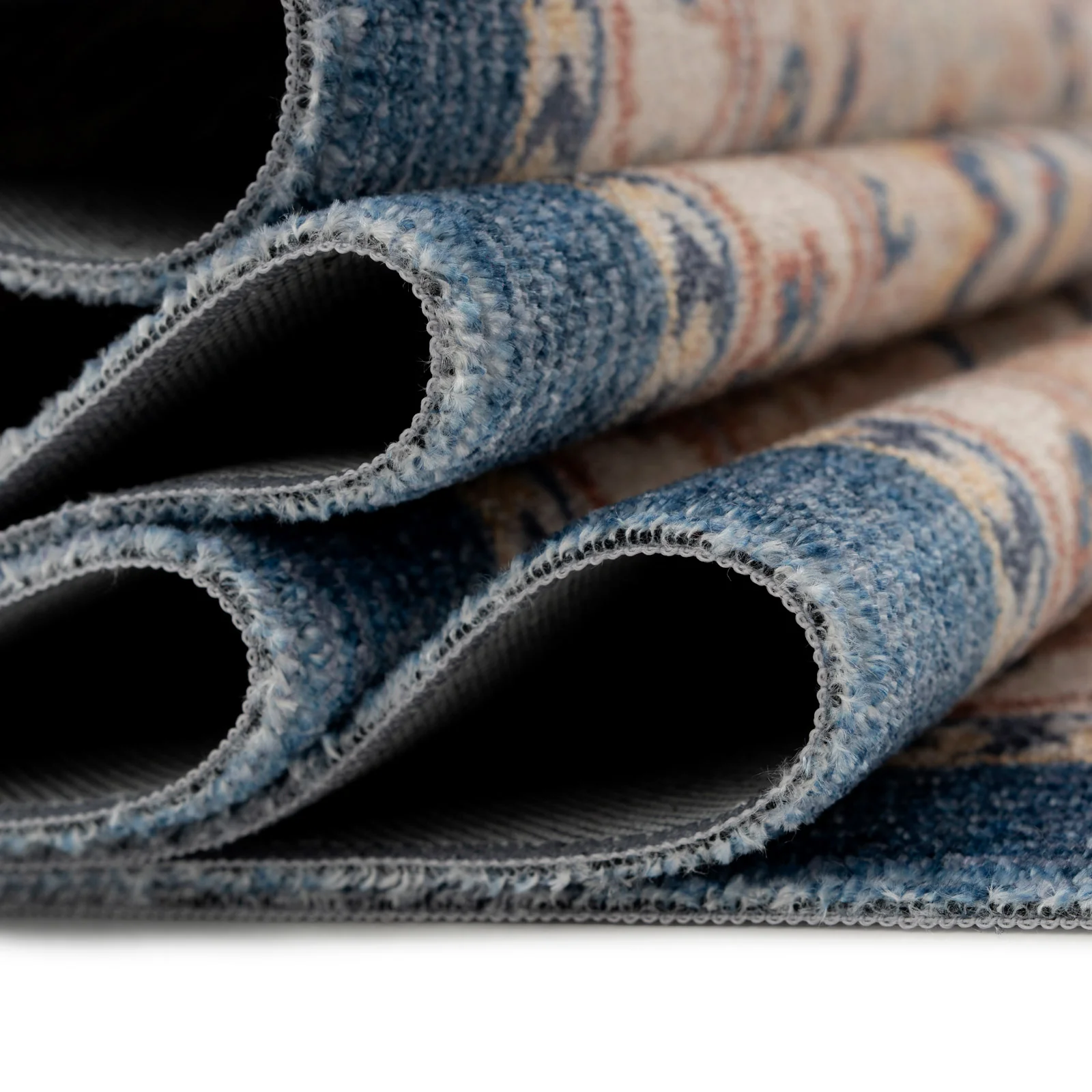 Washable Blue Persian Style Runner - Leela - Image 6