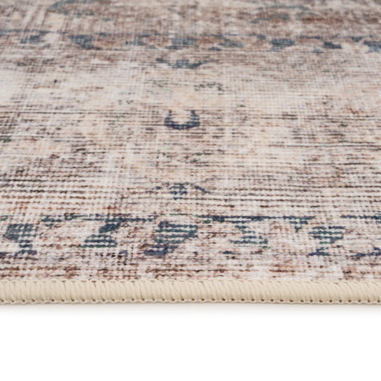 Washable Grey Blue Vintage Runner - Roam - Image 8
