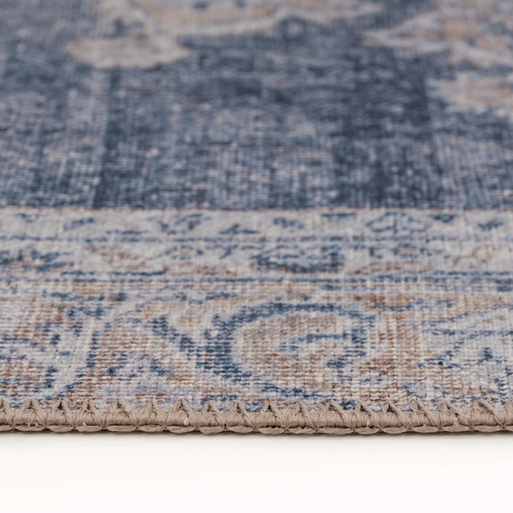 Flatwoven Washable Denim Blue Runner - Ballina - Image 4