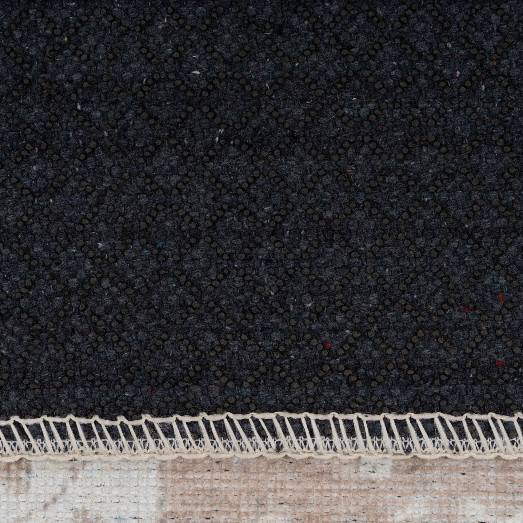 Flatwoven Washable Distressed Beige Runner - Tolka - Image 9