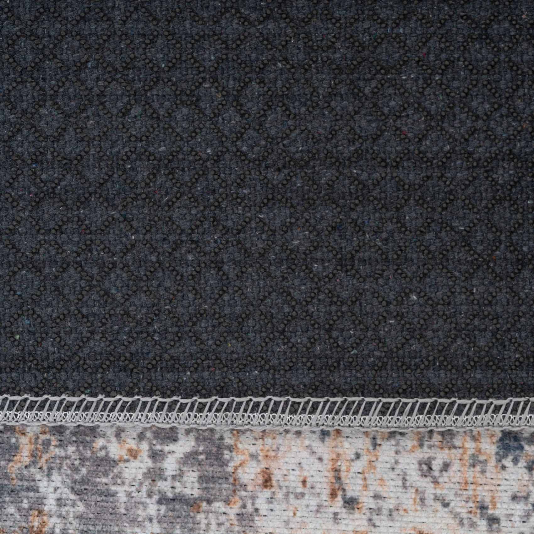 Washable Distressed Copper Blue Runner - Tobin - Image 8