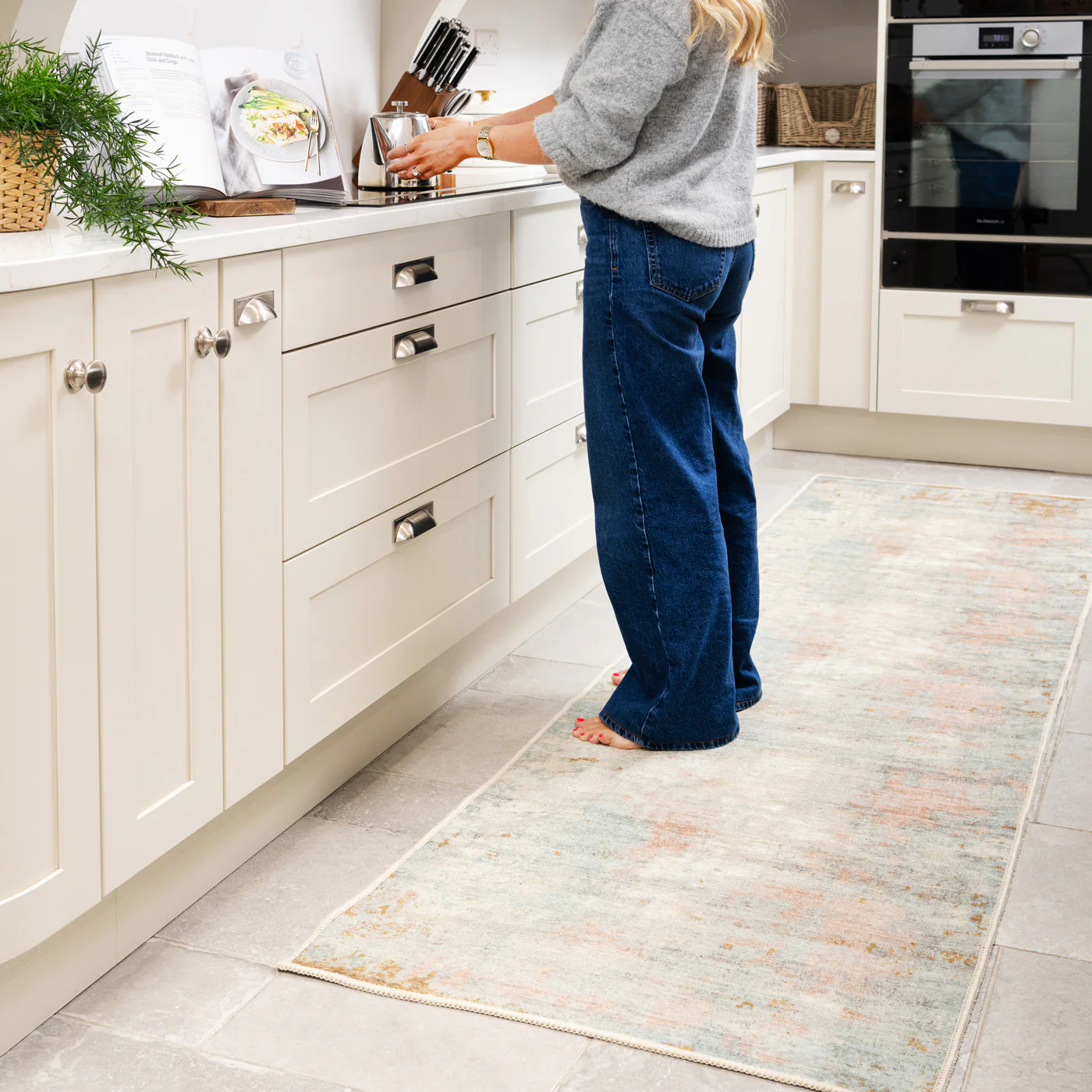 Washable Multicolour Abstract Runner - Lissy - Image 2