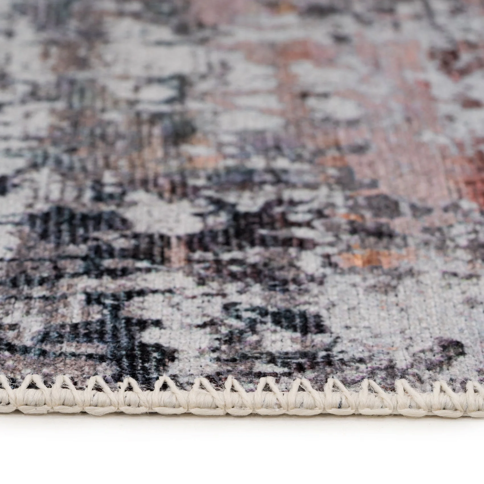 Flatwoven Washable Muted Coral Runner - Brady - Image 4