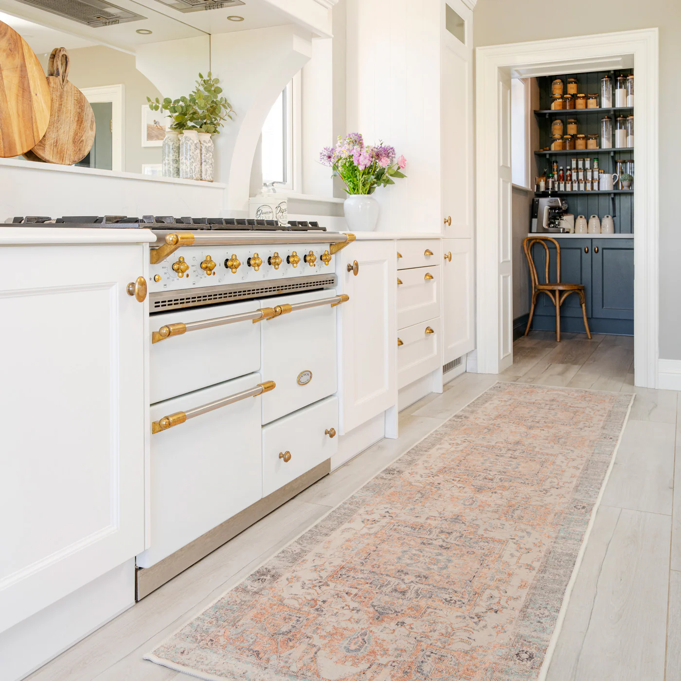 Washable Terracotta Vintage Rug - Sisu - Image 11