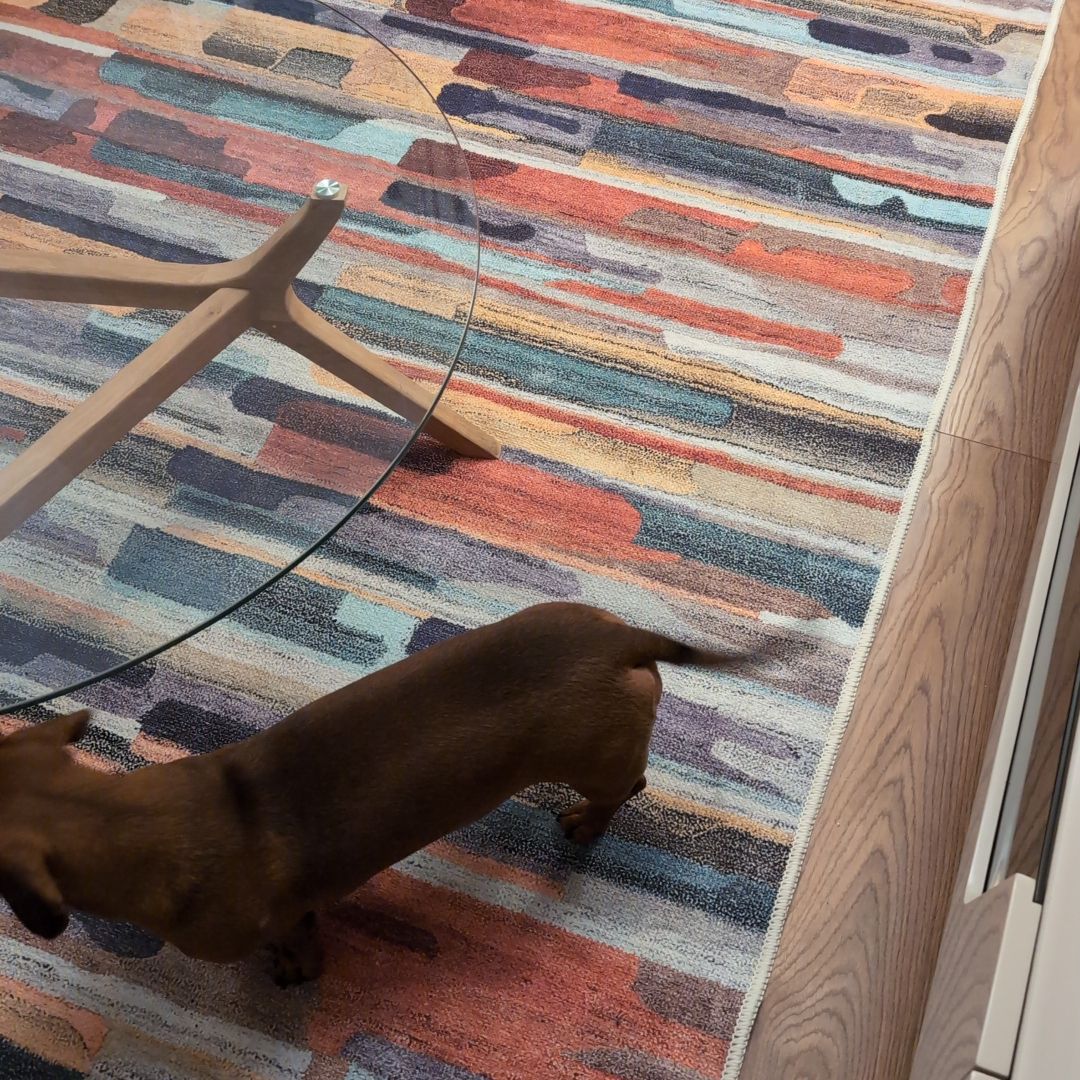 Washable Vibrant Abstract Rug - Blur - Image 18